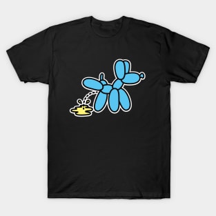 Peeing balloon dog, Balloon animal twister, Balloon Artist T-Shirt